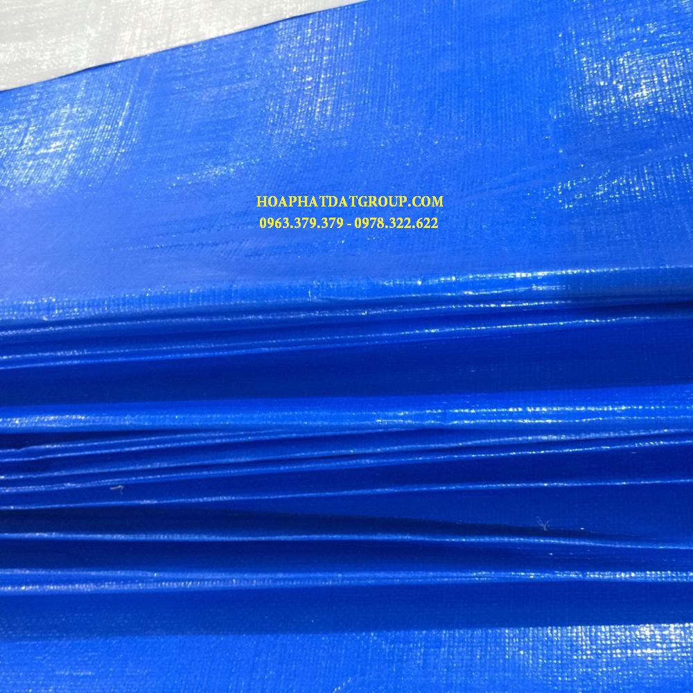 Hình ảnh:  bạt nhựa xanh cam 2 da khổ 4m*50m – 30kg