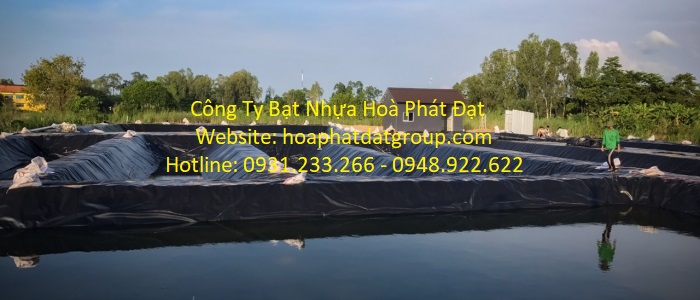 Hình ảnh: bạt chống thấm nước HDPE đen