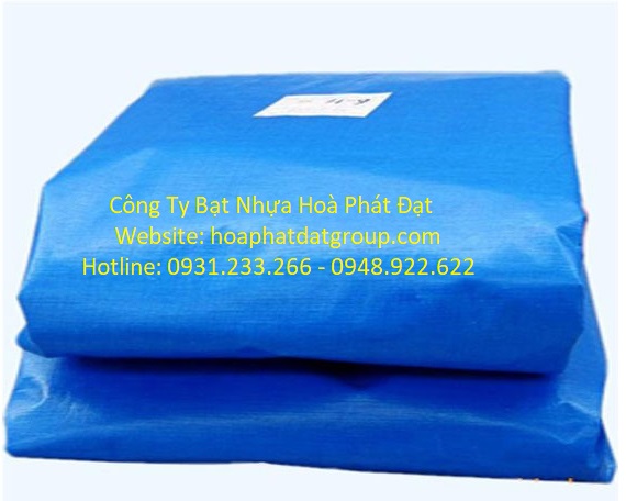 Hình ảnh: bạt nhựa che phủ xanh dương xanh tím khổ 6m*50m – 75kg