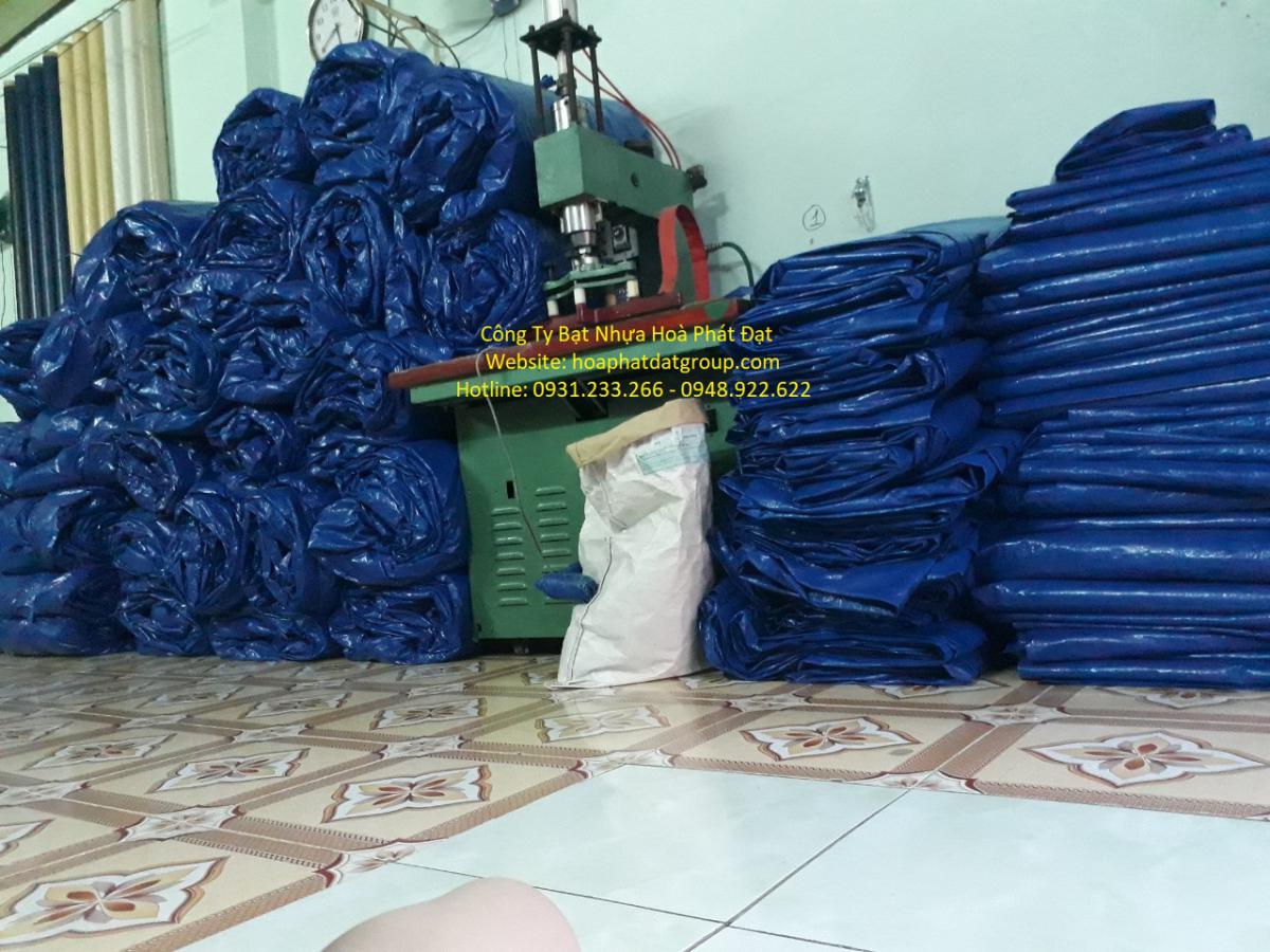 Hinh ảnh: bạt nhựa xanh cam 2 da khổ 6m*50m – 51kg