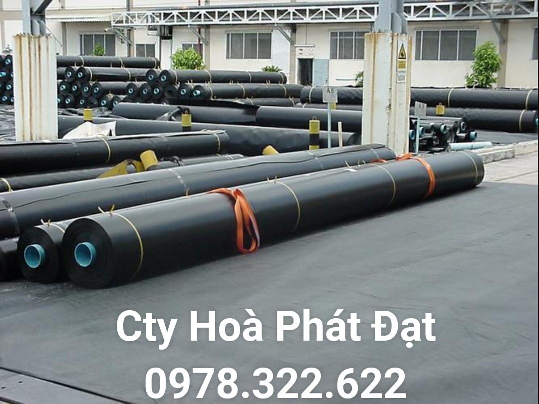 Hình ảnh: vải bạt chống thấm nước HDPE đen khổ 5m