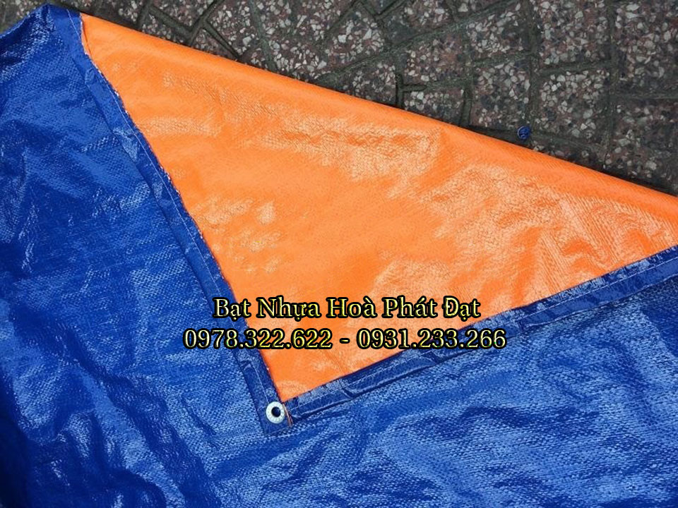 Bảng giá bạt nhựa xanh cam, bạt sọc 3 màu, bạt che công trình xây dựng che nắng mưa ngoài trời giá rẻ tại Hà Tĩnh