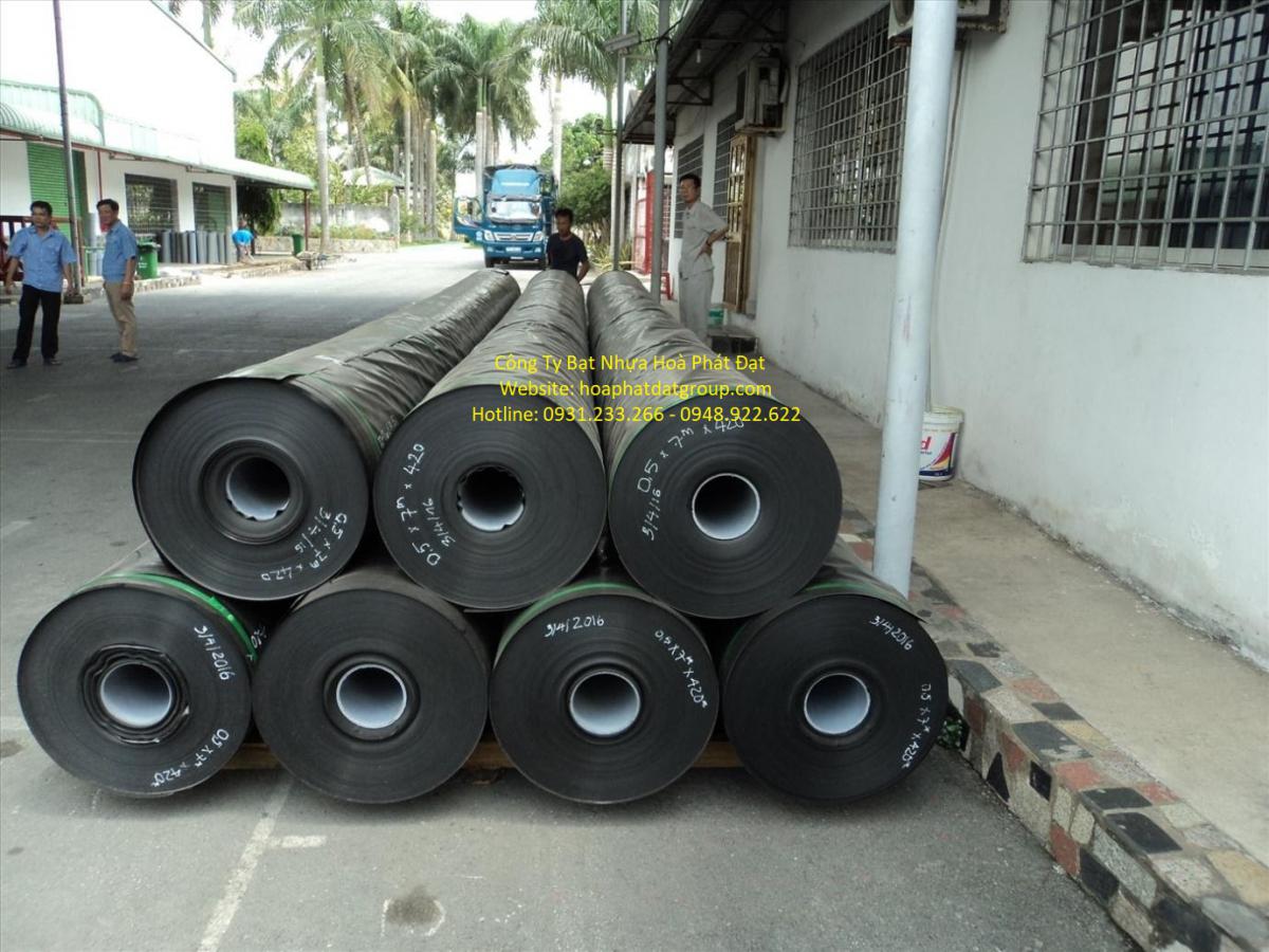 Hình ảnh: vải bạt chống thấm nước HDPE đen khổ 5m