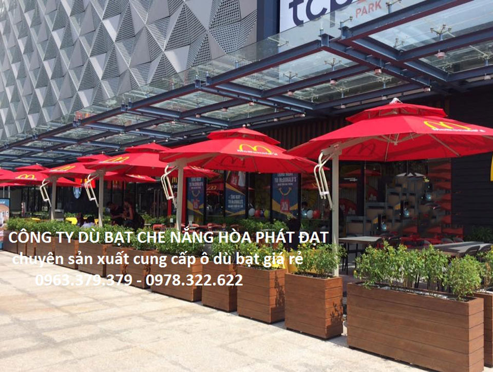 Hình ảnh: sản phẩm dù che nắng quán cafe đẹp Hòa Phát Đạt