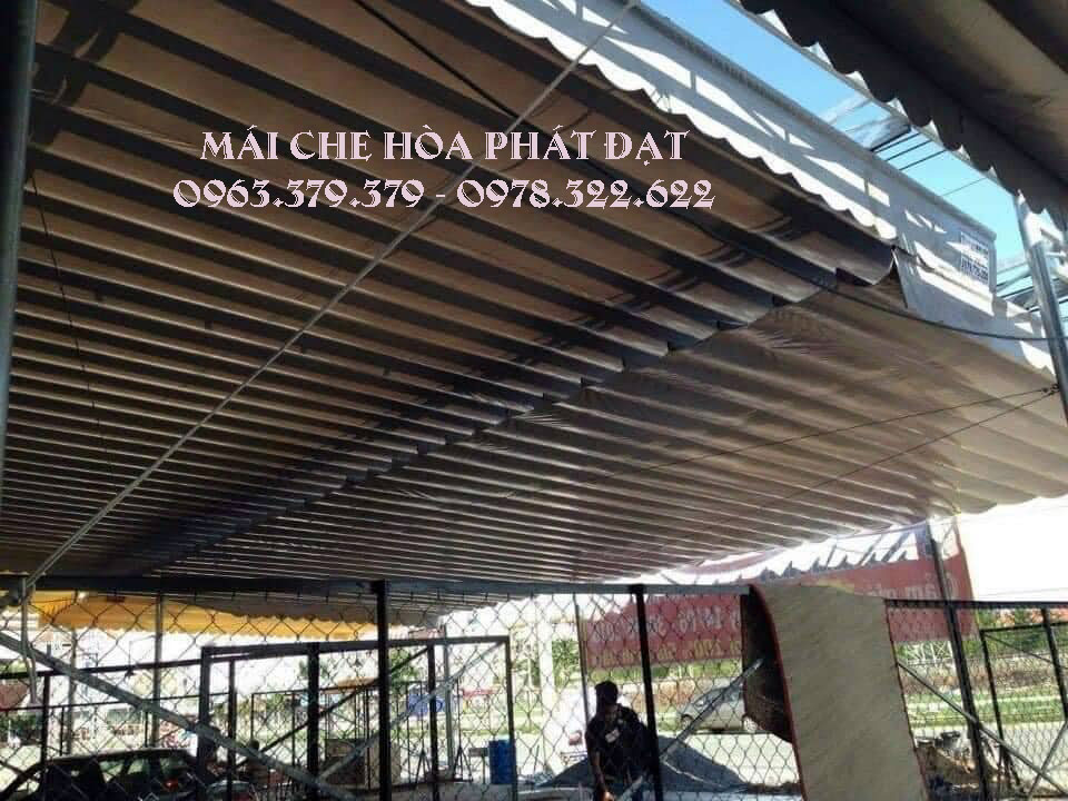Hình ảnh : sản phẩm mái xếp mái hiên bạt kéo tại hóc môn tphcm