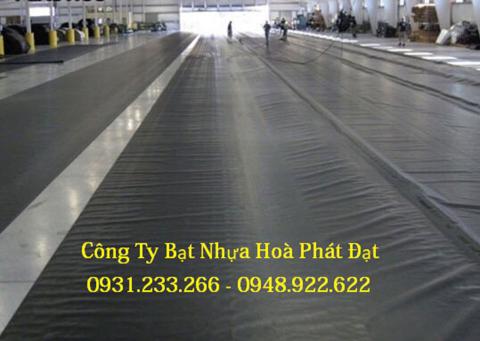 Báo giá bán lẻ màng bạt nhựa chống thấm HDPE màu xanh đen lót ao hồ bờ ao chứa nước giá rẻ tại Tp Bình Dương