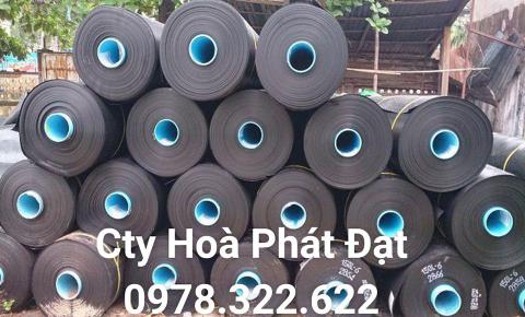 Báo giá bán lẻ màng bạt nhựa chống thấm HDPE màu xanh đen lót ao hồ bờ ao chứa nước giá rẻ tại Thái Bình