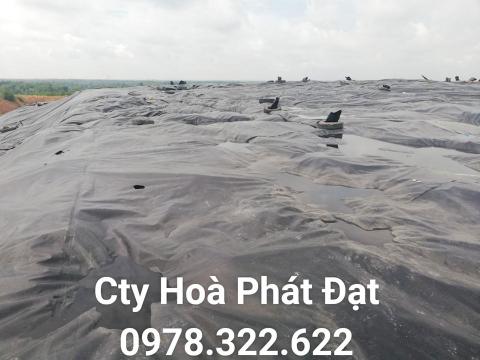 Báo giá bán lẻ màng bạt nhựa chống thấm HDPE màu xanh đen lót ao hồ bờ ao chứa nước giá rẻ tại Rạch Giá Kiên Giang