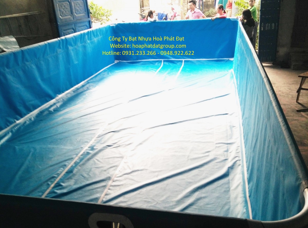 Hình ảnh: bạt nhựa che phủ xanh dương xanh tím khổ 6m*50m – 75kg