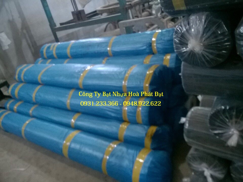 Hình ảnh: vải bạt chống thấm nước HDPE xanh khổ 4m